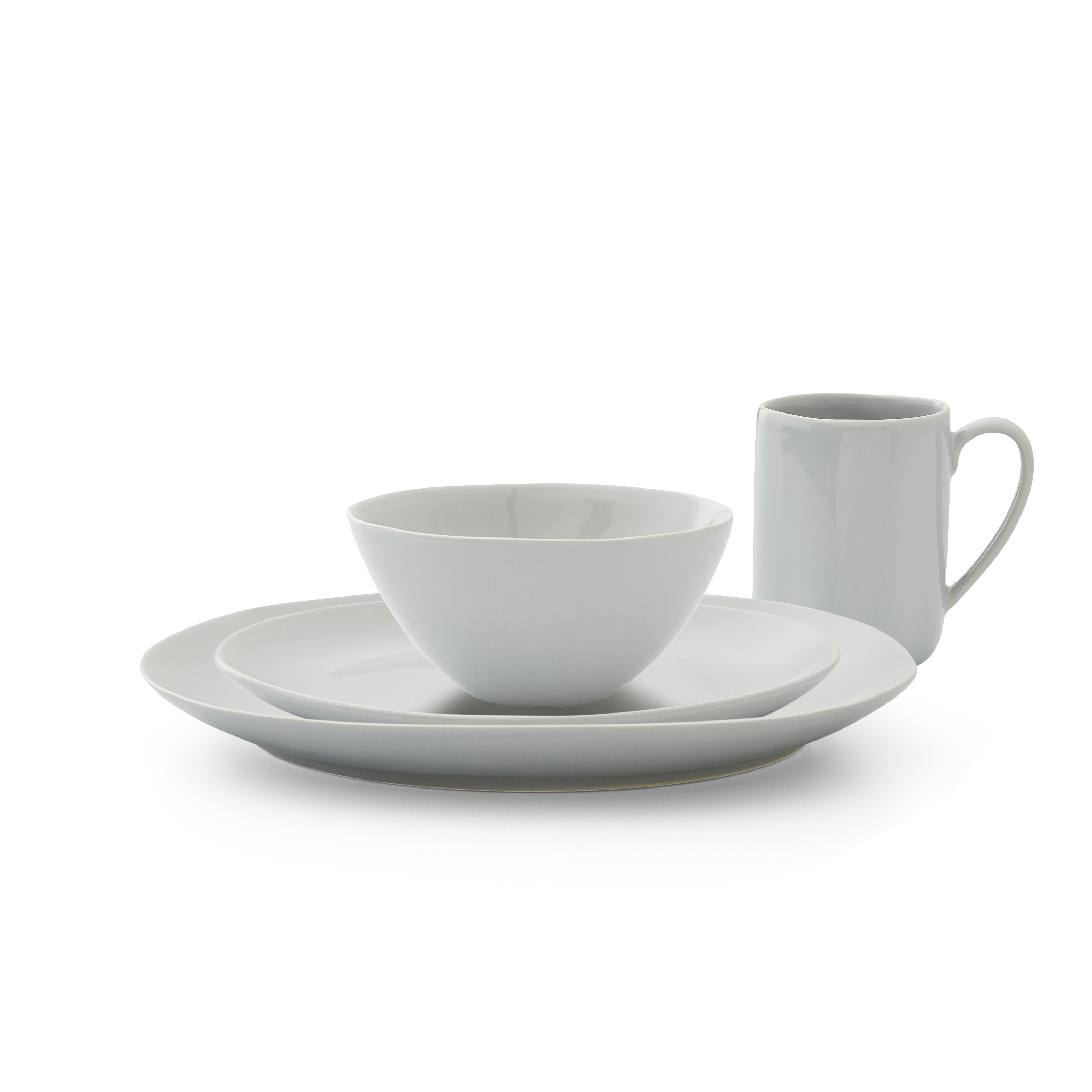 Sophie Conran Arbor 4 Piece Place Setting- Dove Grey image number null
